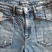Mending my friends trousers with Sashiko. Arts, Crafts, Embroider, Mindfulness, Meditation, Upc, and cling project by Bettina Hering - 06.07.2026