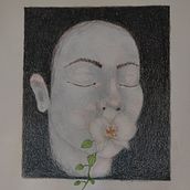 SERENITÀ. Desenho a lápis, Desenho artístico, Desenho de retrato, Ilustração tradicional, e Desenho com lápis de cor projeto de Chiara Amanzi - 07.06.2026