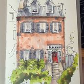 Old Savannah Georgia Brownstone. Un progetto di Disegno di sam_rgbv - 07.06.2026