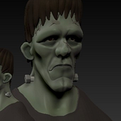 Frankenstein . Un proyecto de 3D, Diseño de personajes, Modelado 3D, Diseño de personajes 3D y Diseño 3D de romi_dagotto - 07.06.2026