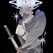 A GUARDIAN'S STARE. Character Design, Digital Drawing, Digital Illustration, Drawing, and Manga project by angel aritz arteta - 06.10.2026