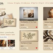 Minaleva — Art Discovery & Purchasing Platform. UX / UI, Information Design, Interactive Design, Web Design, Web Development, Mobile Design, Digital Design, App Development, and Digital Product Design project by Almina ILBEYI - 06.11.2026