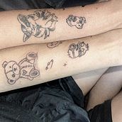 Small and medium tattoos. Ink by Kee . Un progetto di Graphic design, Illustrazione digitale, Design di tatuaggi, Design digitale e Disegno digitale di Agustin Maisyaroh - 16.06.2026