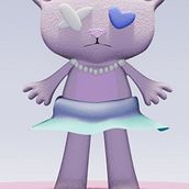 Personaje 3D Blender. Een project van Traditionele illustratie, Ontwerp van personages, Digitale illustratie,  3D-modellering y Manga van patata11 - 23.06.2026