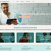 Pagina Web terapeuta Ein Projekt aus dem Bereich Informationsdesign, Interaktives Design, UX / UI und Webdesign von Aleysa Sánchez - 26.06.2026