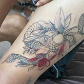 Piece on myself, half finished. Un progetto di Design di tatuaggi di Agustin Maisyaroh - 28.06.2026