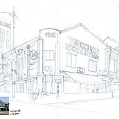 Form and Façade Sketch Study. Architecture, Sketching, Drawing, Architectural Illustration, Sketchbook, and Spatial Design project by Esra Dajouh - 06.30.2026