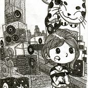 ALICE'S BACKLAND . Ilustrație tradițională, Desen, Desen artistic & Ilustrație cu cerneală de Mario Rodrigo Romero - 07.01.2026