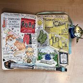 Carnet de gratitude : June 2026 sketchbook . Ilustrasi tradisional, Menggambar, Mendongeng, Dan Buku sketsa proyek oleh Stig Legrand - 07.05.2026