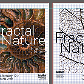 Fractal Nature - MoMa. Design, Branding, Identity, Graphic Design, Typography, and Logo Design project by Barbara Rojas - 07.07.2026