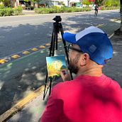 Portafolio de arte de Lucho. Un progetto di Pittura e Web development di Carlos Navarro - 07.07.2026