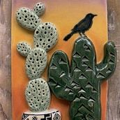 Cactus creations . Un proyecto de Ilustración tradicional, Artesanía, Bellas Artes y Cerámica de Somer Selway - 18.07.2026