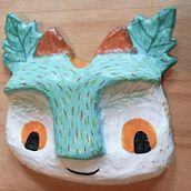 Lutin Forestier en papier mâché. Un proyecto de Artesanía y DIY de caroline_squarzoni - 18.07.2026