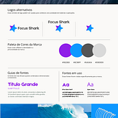 Focus Shark: Redesign para um produto digital.. Un projet de Design , Br, ing et identité, Design graphique , et Création de logos de André Antonio da Silva Queiroz - 21.07.2026