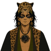TEZCATLIPOCA: EL JAGUAR DE LA OSCURIDAD. Un projet de Design graphique, Design de l'information, Infographie, Illustration numérique , et Communication de Vanesa Morga - 23.07.2026
