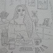 My Self Portrait. Un progetto di Illustrazione tradizionale di Gillian Cheyne - 26.07.2026