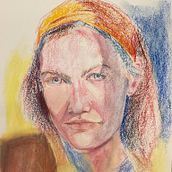 Pastel portrait drawing . Ilustrasi tradisional, Seni Rupa, Menggambar, Menggambar Potret, Dan Menggambar Artistik proyek oleh Victoria Hindle - 07.28.2026