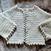 Saquito corto. Fashion Design, Fiber Arts, DIY, Crochet, and Textile Design project by joyce919alves - 07.29.2026
