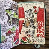 Carnet de gratitude : July 2026 sketchbook . Ilustrasi tradisional, Dan Menggambar proyek oleh Stig Legrand - 08.06.2026