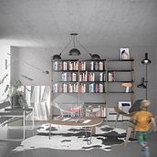 "Inhabiting the Moment" . 3D, Arsitektur Interior, Desain Interior, desain 3D, Dan huruf 3D proyek oleh ernesto pinto - 08.07.2026