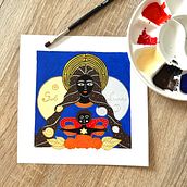 Luna e Sol. Traditional illustration project by Liudmila Kazak - 08.10.2026