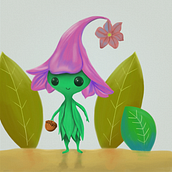 Hada Elemental. Un proyecto de Ilustración digital de Leidy Jaramillo - 13.08.2026
