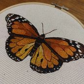 Mariposa Monarca. Un projet de Artisanat, DIY , et Design textile de Aurelia Laurel - 25.08.2026