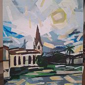 Final Project: San Jose Church Ein Projekt aus dem Bereich Bildende Künste, Malerei und Malerei mit Acryl von joshuabowers2 - 27.08.2026