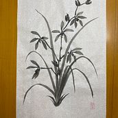 Grandma orchid. Ilustração tradicional, Artes plásticas, Pintura, Desenho e Ilustração com tinta projeto de Teruhiro - 01.09.2026