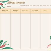 Minha Semana . Ilustrație tradițională, Arte plastice, Design grafic, Desen & Ilustrație digitală de Maricelda Borges Figueredo - 09.02.2026