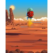 Expidention For Water Mars . Ilustrasi Digital, Seni Konsep, Dan Gambar Digital proyek oleh Nabeel Abdul Hameed - 09.05.2026