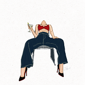 An echo in a empty room . Ilustrasi Digital proyek oleh Jailyn Cofresi - 09.05.2026