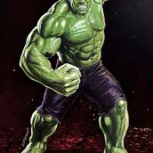 HULK . Ilustrasi tradisional proyek oleh Ingo Bothmann - 09.07.2026