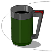 Caneca de Acampamento. Design, Design gráfico e Ilustração digital projeto de Rafael Heitgen Abud - 16.09.2026