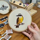 Realistic Embroidery - I Saw You. Een project van Textielontwerp van Marina Gonçalves - 16.09.2026