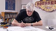 Calligraphy for an Ex Libris. Calligraphy, and Typography course by Ricardo Rousselot Schmidt