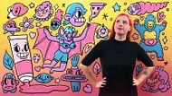 Introducción a la ilustración de personajes con gouache y tinta china. Un curso de Ilustración de Andonella