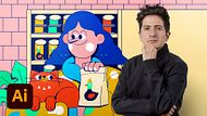 Ilustración vectorial para principiantes. Un curso de Ilustración de Aarón Martínez