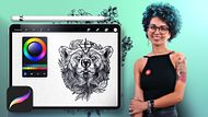 Diseño e ilustración digital de tatuajes con Procreate. Un curso de Ilustración de Tania Maia