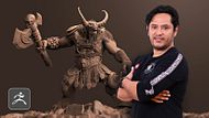 Digital Sculpture of Fantastic Creatures with ZBrush. 3D, and Animation course by Luis Alberto Gayoso Berrospi