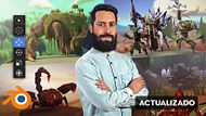 Modelado de personajes low poly para videojuegos. Un curso de 3D y Animación de Daniel Gutiérrez