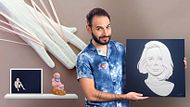 3D Portraits with Paper Layers. Craft course by Ale Rambar