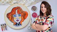 Retratos bordados en pedrería. Un curso de Craft de Camila Rubio Erazo