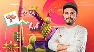 Geometric Illustration with Volume. Illustration course by Edgar Rozo