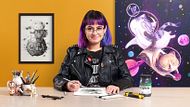 Narrativa visual con grafito para principiantes. Un curso de Ilustración de Siamés Escalante