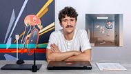 Combined 2D illustration and 3D animation techniques. Illustration, 3D, and Animation course by Martiniano Garcia Cornejo