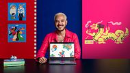 Mit Humor illustrieren: Kreative Techniken für Vektorillustration. Ein Kurs der Kategorie Illustration von Jun Ioneda