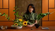 Ikebana: flower arrangement for beginners. Craft course by Louise Worner