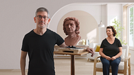 Introduction à la sculpture d'un buste à l'argile à l'huile. Un cours de Craft de David Simon