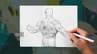 Guided project: Draw male superhero anatomy. Illustration course by Ariel Olivetti